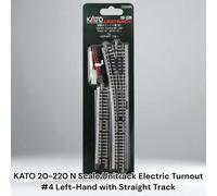 Affluenza elettrica Unitrack scala N KATO 20-220 #4 sinistra con binario dritto