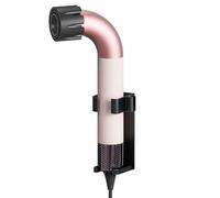 Affogato Supporto da parete per asciugacapelli compatibile con Supersonic r, HD17, supporto organizer per asciugacapelli, in alluminio, per bagno