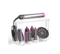 Affogato Supporto portaoggetti compatibile con accessori Dyson Airwrap, organizer da tavolo in acrilico a 6 fori, organizer da scrivania per riporre accessori a cilindro lungo per il bagno