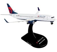 Affrancatura Timbro Delta Aria Linee 737-800 Piano Metallo Pressofuso Toy Daron