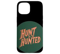 Affronta la sfida con Hunt or Be Hunted Emblem Custodia per iPhone 15