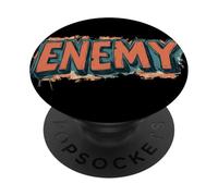 Affronta la sfida con questa dichiarazione nemica PopSockets PopGrip Adesivo