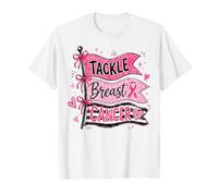 Affrontare Il Cancro al Seno Nastro Rosa consapevolezza Calcio Maglietta