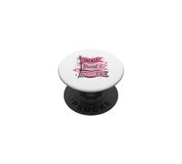 Affrontare il sostegno al combattente per la consapevolezza del cancro al seno PopSockets PopGrip Adesivo