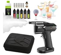 Affumicatore di oli essenziali, pistola per affumicare cocktail e ricette, strumento professionale per affumicare a freddo per baristi, ideale per whisky, formaggio e piatti vegani