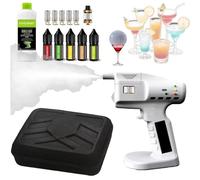 Affumicatore di oli essenziali, pistola per affumicare cocktail e ricette, strumento professionale per affumicare a freddo per baristi, ideale per whisky, formaggio e piatti vegani