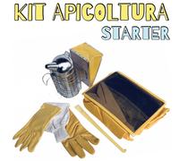 Affumicatore Leva Guanti Camiciotto con maschera per Apicoltura Apicoltore KIT