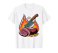 Affumicatore Offset Pitmaster Maestro del Barbecue Maglietta