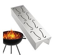 Affumicatore per grill, affumicatore a pellet, accessorio per barbecue, infusore in acciaio inossidabile, scatola resistente, coperchio incernierato, scatola per trucioli di legno, per cucinare