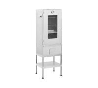 Affumicatore VIDAXL 3187616, Legna, Griglia da 100x50 cm, Argento