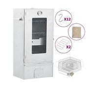 Affumicatore VIDAXL 3200755, Gas, Griglia da 100x50 cm, Argento