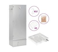 AFFUMICATORE VIDAXL 3200764, Gas, Griglia da 100x50 cm, Argento