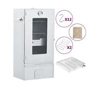 AFFUMICATORE VIDAXL 3200767, Gas, Griglia da 100x50 cm, Argento