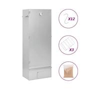 Affumicatore VIDAXL 364745, Legna, Griglia da 100x50 cm, Argento
