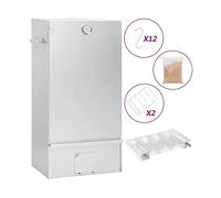 AFFUMICATORE VIDAXL HD9270/90, Gas, Griglia da 100x50 cm, Argento