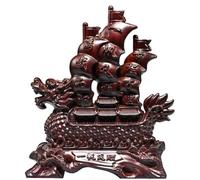 AFGFGHES Decorazione per La Casa Scultura in Legno di Una Barca A Vela in Legno Massiccio Decorazioni for Il Soggiorno, L'Ufficio E La Cantina Decorazione per L'Ufficio Domestico(19.68in)