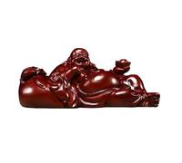 AFGFGHES Decorazione per La Casa Statua in Legno di Buddha Ornamenti Statua di Buddha sdraiato in Mogano casa Buddista Artigianato in Legno massello Decorazione per L'Ufficio Domestico
