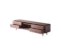 AFGFGHES Mobile TV Tavolo contenitore moderno in legno massello di noce da 200x40x50 cm for soggiorno, centro di intrattenimento e stoccaggio giapponese, mobili semplici Consolle TV Per Soggiorno