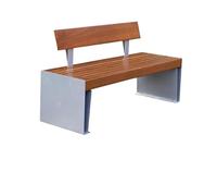 AFGFGHES Panchina da parco, panca da esterno, panca per il tempo libero, doppia piazza comunità, panca pubblica all'aperto, panchine da patio (D 180 cm)