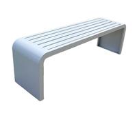 AFGFGHES Panchina Da Parco Panca In Ferro Pieno Sedia Da Parco Panca Da Esterno Cortile In Acciaio Inossidabile Sedile For Il Tempo Libero Centro Commerciale Sedia A Schiera Panchine Da Giardino(B)