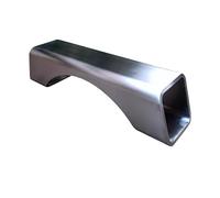 AFGFGHES Panchina da parco, panchine da esterno, sedie quadrate per il tempo libero, panche creative in acciaio inossidabile, panchine paesaggistiche, sedie da attesa, panchine da patio, panchine da