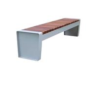 AFGFGHES Panchina Da Parco Panchine Da Esterno, Sedili For Centri Commerciali, Panchine Con Schienale Pubblico For Il Tempo Libero In Legno Massello Quadrato Comunitario Panchine Da Giardino(2)