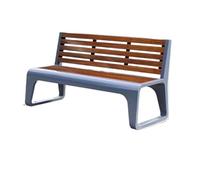 AFGFGHES Panchina Da Parco Sedia Da Esterno Cortile Esterno Doppio Sedile Riposo Sedia Da Parco In Legno Commerciale Panca Da Esterno Schienale Panchine Da Giardino(B 150CM)