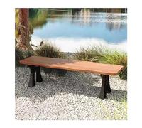 AFGFGHES Panchina Da Parco Sedia Da Parco For Esterni, Panca Da Cortile, Sedile In Alluminio Pressofuso Panchine Da Giardino(B 150CM)
