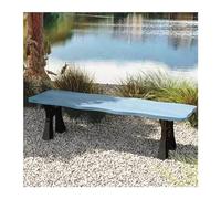 AFGFGHES Panchina Da Parco Sedia Da Parco For Esterni, Panca Da Cortile, Sedile In Alluminio Pressofuso Panchine Da Giardino(A 150CM)