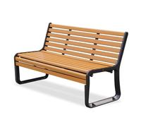AFGFGHES Panchina Da Parco Sedia da parcoPanchine da esternoPanchina da riposo doppia con schienaleSedia quadrata for il tempo liberoPanchina paesaggistica Panchine Da Giardino(1.8m)