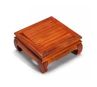 AFGFGHES Supporto per Bonsai Artigianato Statua di Buddha Ornamenti Base Staffa for bruciatore di incenso in Legno massello Strana Staffa in Pietra Base for Piante in Vaso Base in Legno(M)