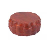 AFGFGHES Supporto per Bonsai Base di Loto in Legno massello Rotondo Base Guanyin Teiera Statua di Buddha Ornamenti Staffa Base for Ornamenti d'ingresso Base in Legno(A,S)