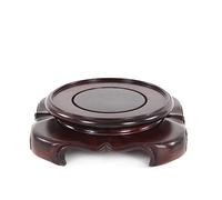 AFGFGHES Supporto per Bonsai Base espositiva Rotonda in Legno Base for teiera Piccola Base for Bonsai in Legno Vaso Strano espositore in Pietra Decorazione for l'home Office Base in Legno(B)