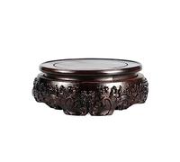 AFGFGHES Supporto per Bonsai Base for pianta in Vaso Base for Vaso in Legno Statua di Buddha Espositore for bruciatore di incenso Base for Collezione Antica Artigianale Base in Legno(A)
