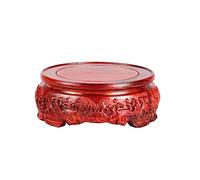AFGFGHES Supporto per Bonsai Base for pianta in Vaso Base for Vaso in Legno Statua di Buddha Espositore for bruciatore di incenso Base for Collezione Antica Artigianale Base in Legno(B)