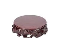 AFGFGHES Supporto per Bonsai Base for pianta in Vaso Cinese Statua di Buddha Bruciatore di incenso Base Rotonda Vaso retrò Base for Acquario Adatta for Ufficio Soggiorno Negozio Base in Legno(S)