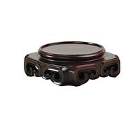 AFGFGHES Supporto per Bonsai Base for teiera Quadrata retrò Vaso for Piante Decorazione in Legno massello Statua di Buddha Base for Bonsai Base in Legno Base in Legno(C)