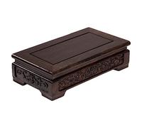 AFGFGHES Supporto per Bonsai Base for Vaso in Legno Base Decorativa Rettangolare for Acquario Supporto for Vaso for teiera Base Decorativa for Statua di Buddha Base in Legno(M)