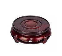 AFGFGHES Supporto per Bonsai Base for Vaso in Legno massello Base for caffettiera Cava Vaso Artigianale Base in Stile Cinese Statua di Buddha Supporto for bruciatore di incenso Base in Legno(M)