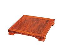 AFGFGHES Supporto per Bonsai Base Quadrata for Vaso in Legno Pratica teiera Bonsai Espositore for Piante in Vaso Decorazione for Ufficio Domestico Base in Legno(B)