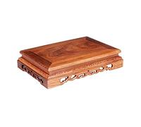 AFGFGHES Supporto per Bonsai Espositore Rettangolare in Legno con Base in Vaso Pratico teiera Kistler Bonsai Decorazione for l'home Office in Vaso Base in Legno(B)