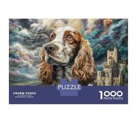 Afghan Hound 1000 Pezzi Carta Ecologica Resistente Puzzle Premium Handsome Dog Impossibilmente Difficile Gioco Creativo Puzzle Per Adulti E Bambini 38x26cm/1000pcs