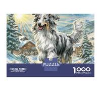 Afghan Hound 1000 Pezzi Cartoncino Extra-spesso Set Di Puzzle Handsome Dog Impossibilmente Difficile Giocattolo Di Compleanno Puzzle Per Adulti E Bambini 70x50cm/1000pcs