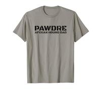 Afghan Hound Dad Dog Owner Distressed Design Maglietta