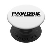 Afghan Hound Dad Dog Owner Distressed Design PopSockets PopGrip Adesivo
