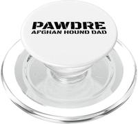 Afghan Hound Dad Dog Owner Distressed Design PopSockets PopGrip per MagSafe