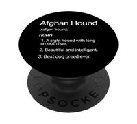 Afghan Hound Dog Breed Definition PopSockets PopGrip Adesivo