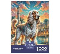 Afghan Hound Puzzle Da 1000 Pezzi Per Adulti E Ragazzi Jigsaw Gigante Multicolore Moderno Educativi Compleanno Travel Gift Qualità Premium 52x38cm/1000pcs