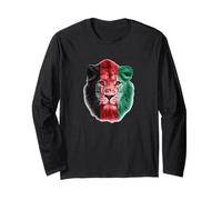 Afghanistan Bandiera Leone Libero Afghanistan Maglia a Manica