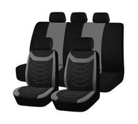AFGJHYT Coprisedili Auto Completi per Ford Taurus 1986-2019 2016 2017 2018, Coprisedili Universali Antiscivolo in Tessuto Resistente, Compatibili Airbag, Protezione Sedili Auto,B Grey
